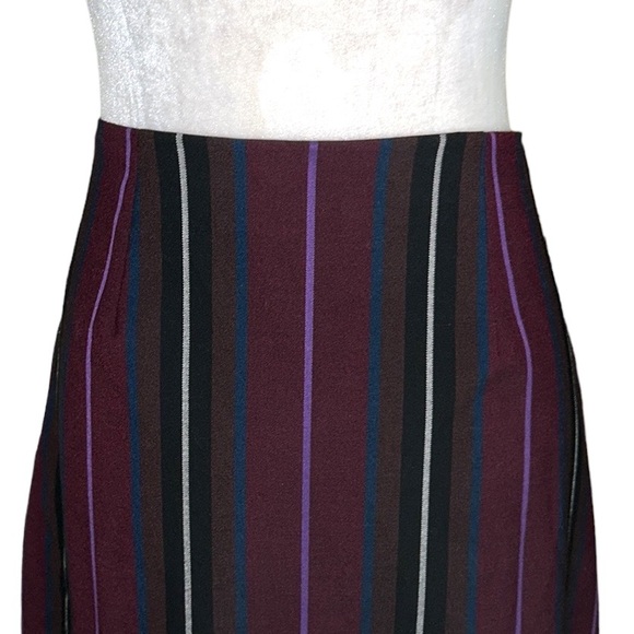 Trina Turk Olea Striped Scalloped Lace Trimmed Mini Skirt - 8 - Picture 8 of 12